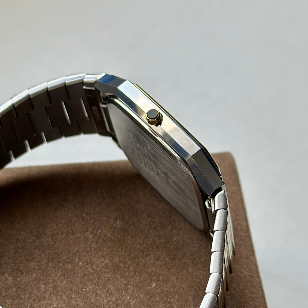1989 Seiko Dolce "SilverWave" Tungsten Carbide 7741-5130