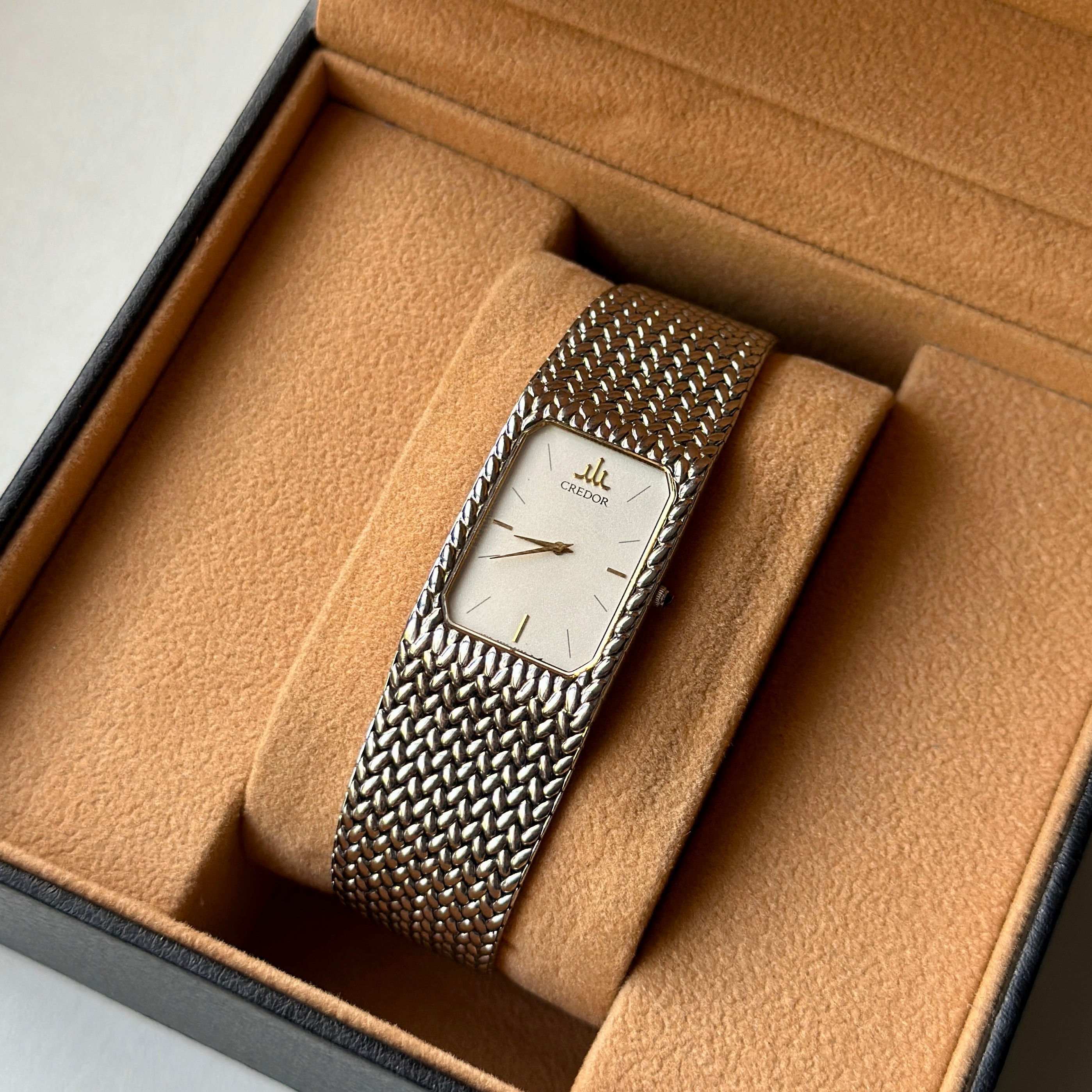 1985 Seiko Credor White Dial 2F70-5330