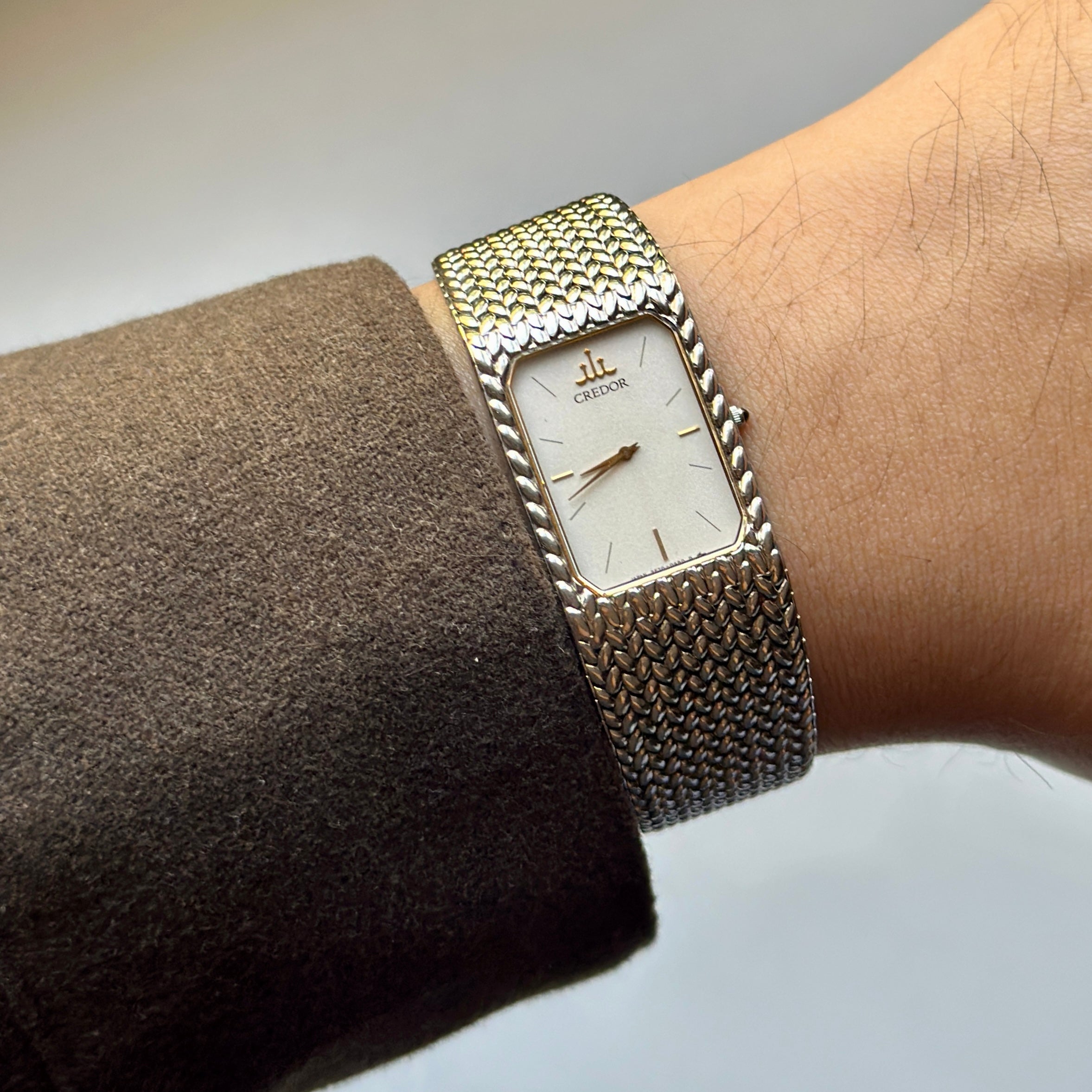 1985 Seiko Credor White Dial 2F70-5330