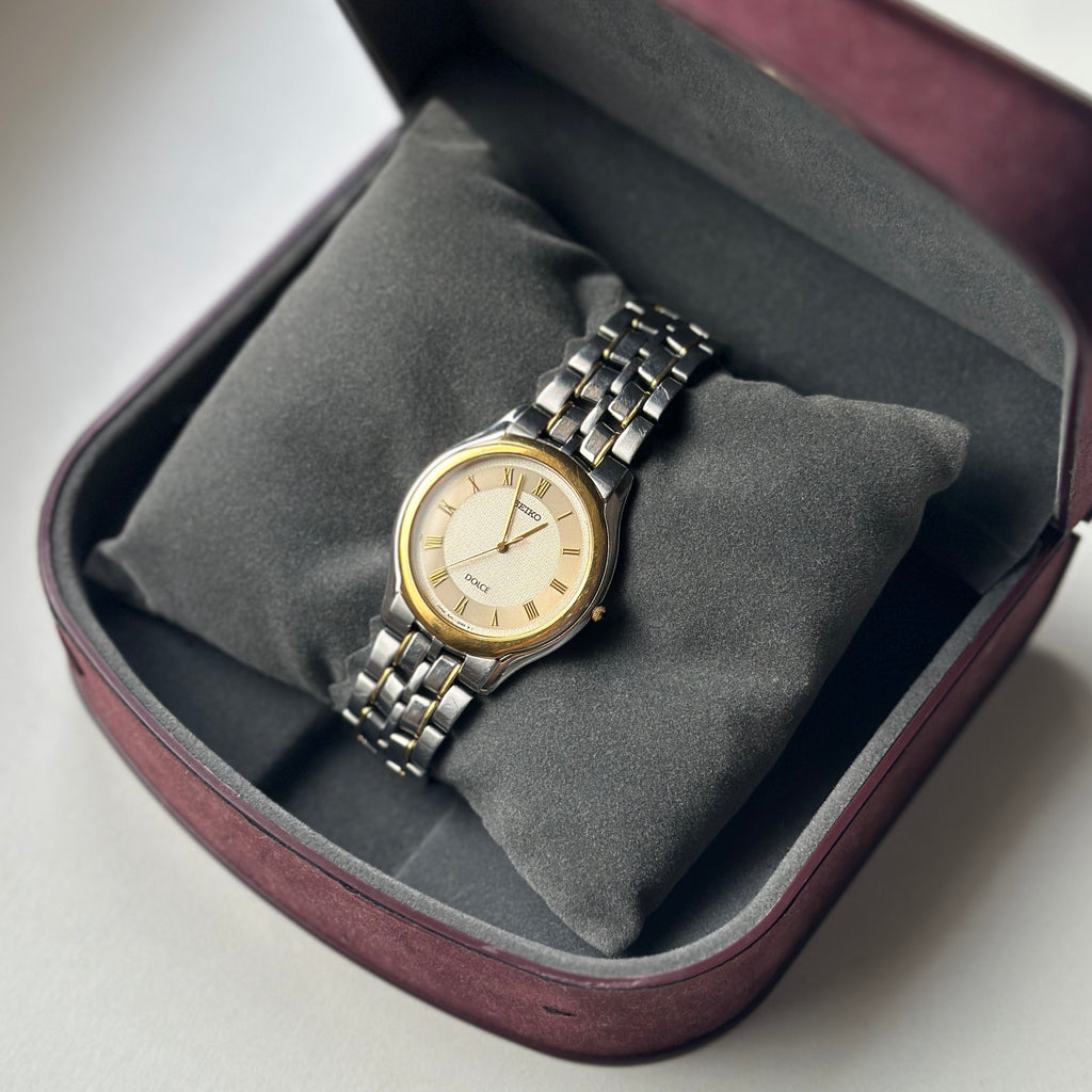 1996 Seiko Dolce Two-tone 8J41-6030