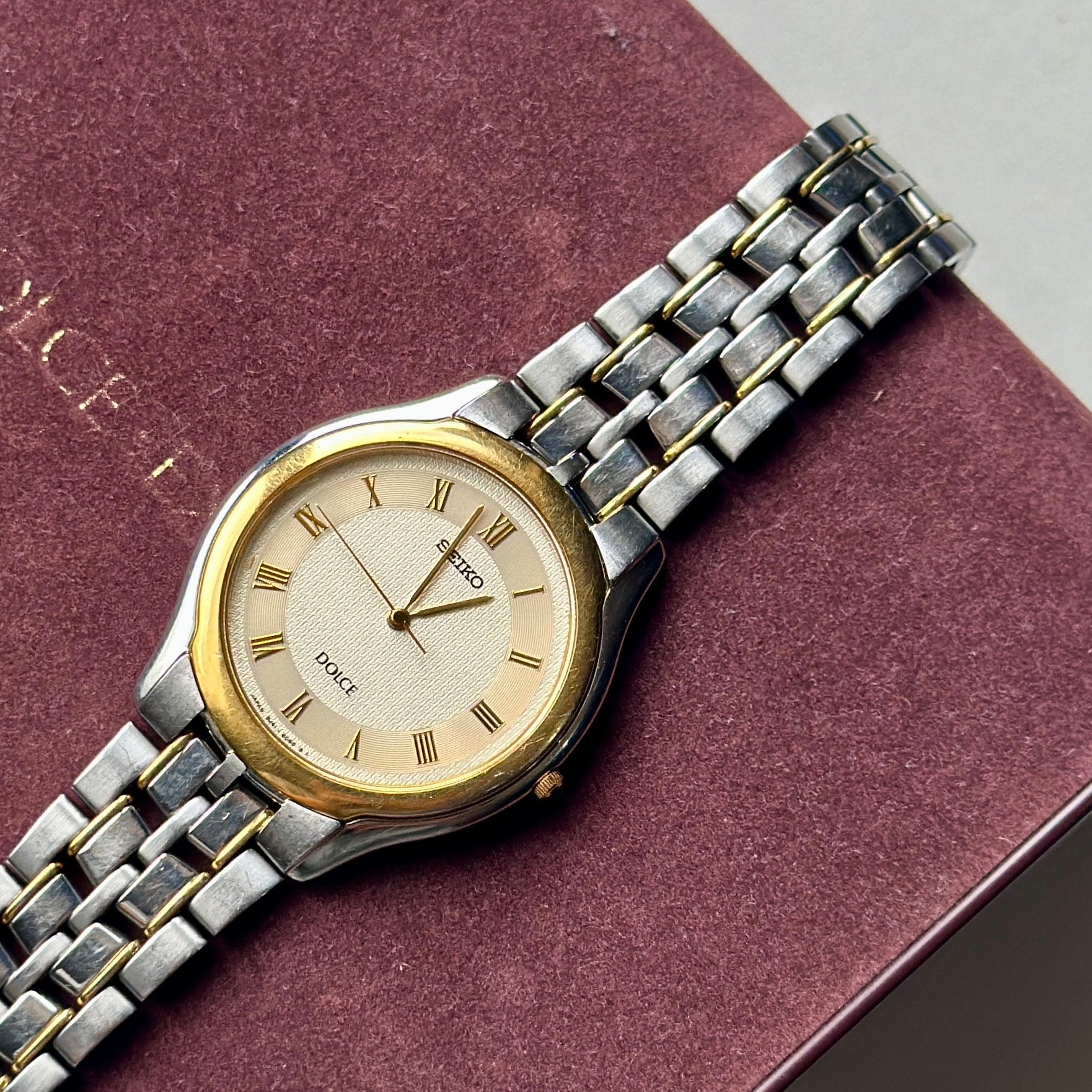 1996 Seiko Dolce Two-tone 8J41-6030