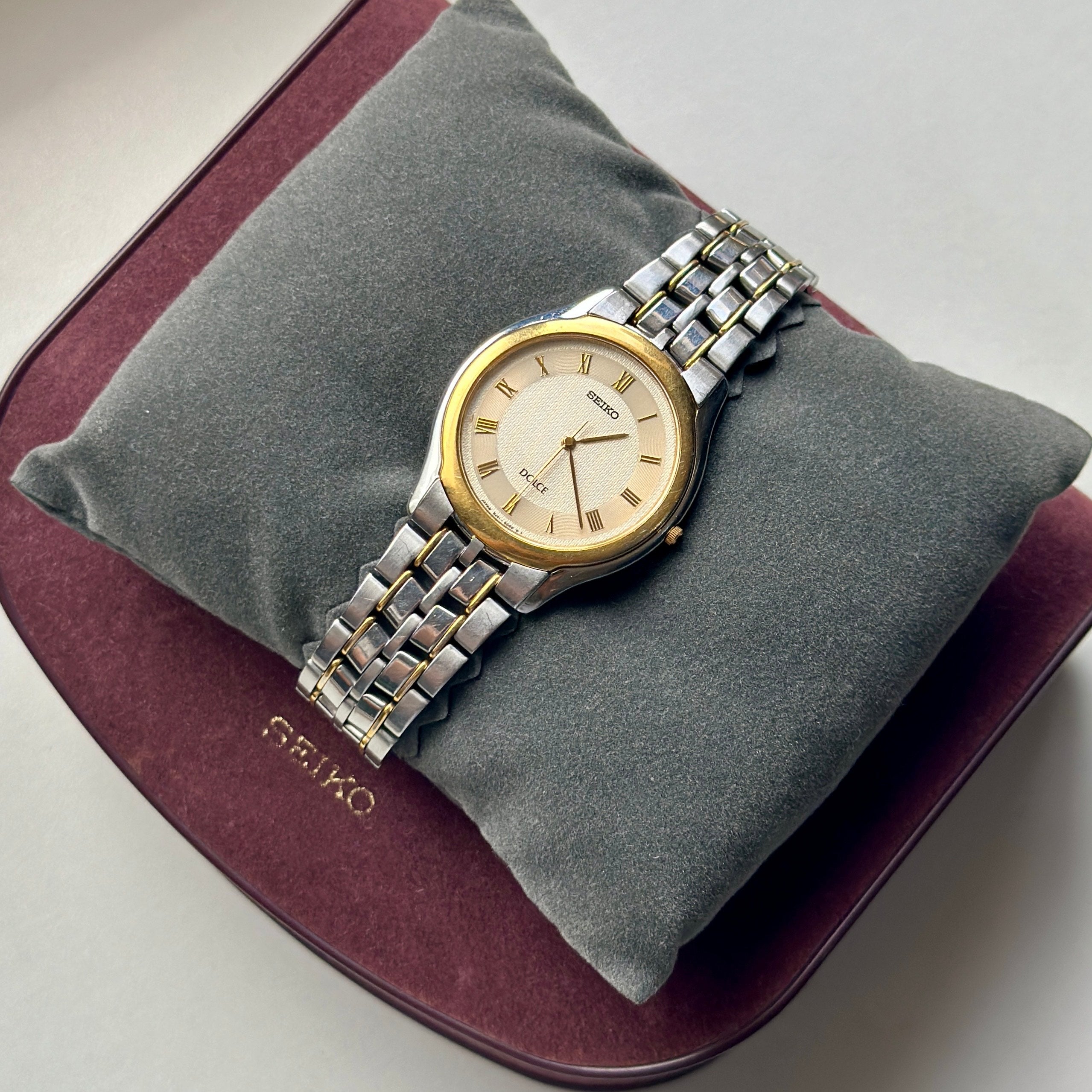 1996 Seiko Dolce Two-tone 8J41-6030