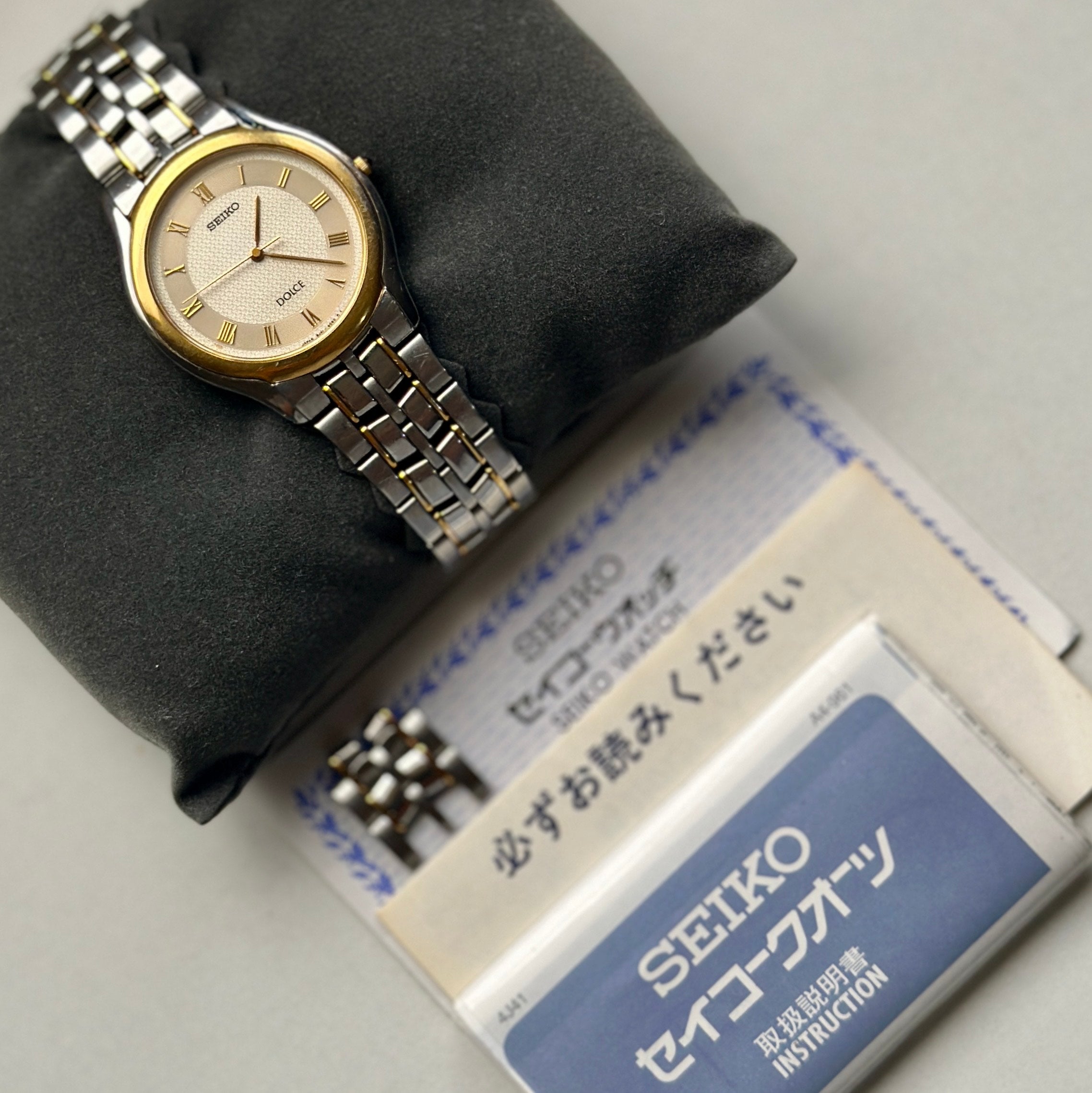 1996 Seiko Dolce Two-tone 8J41-6030
