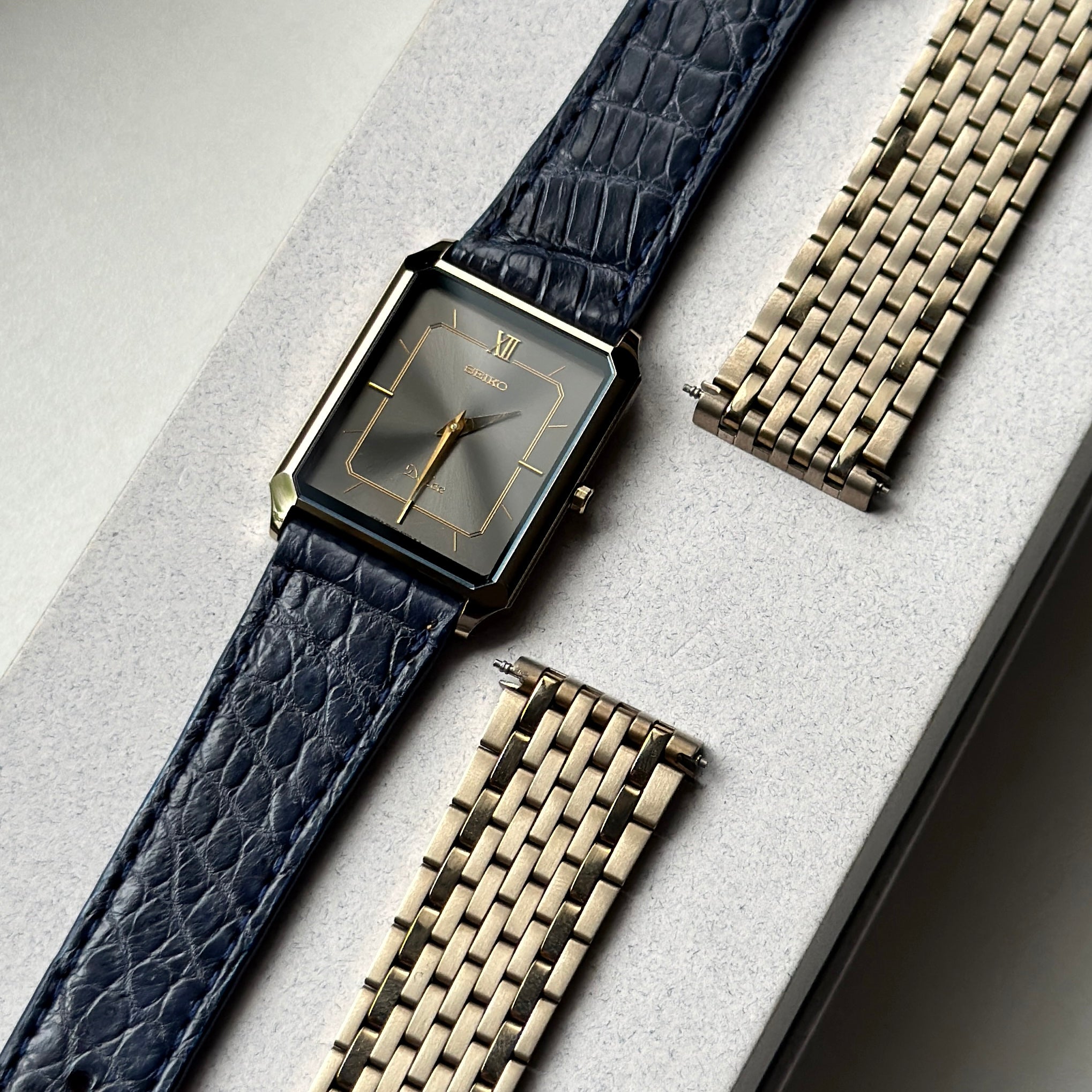 1980 Seiko Dolce Tungsten Carbide 8N40-5050