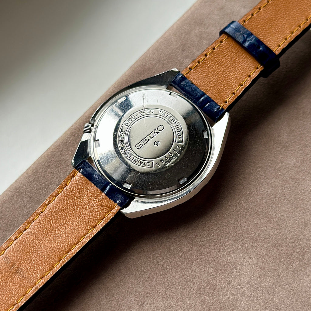 1969 Seiko 5 Actus 6106-8460 Ukiyo-e dial Uemura Shōen’s “Shunbō”