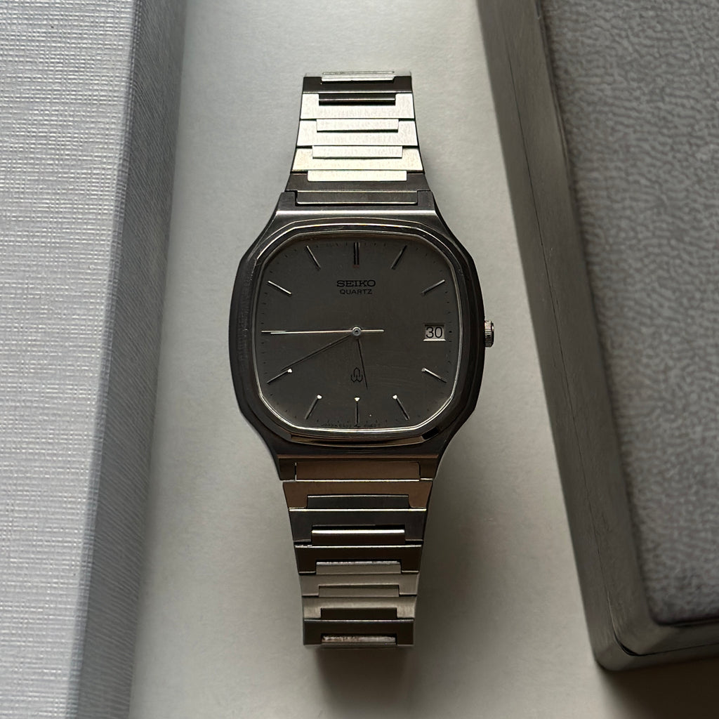 1980 Seiko Seagull Silver linen 5932-5030