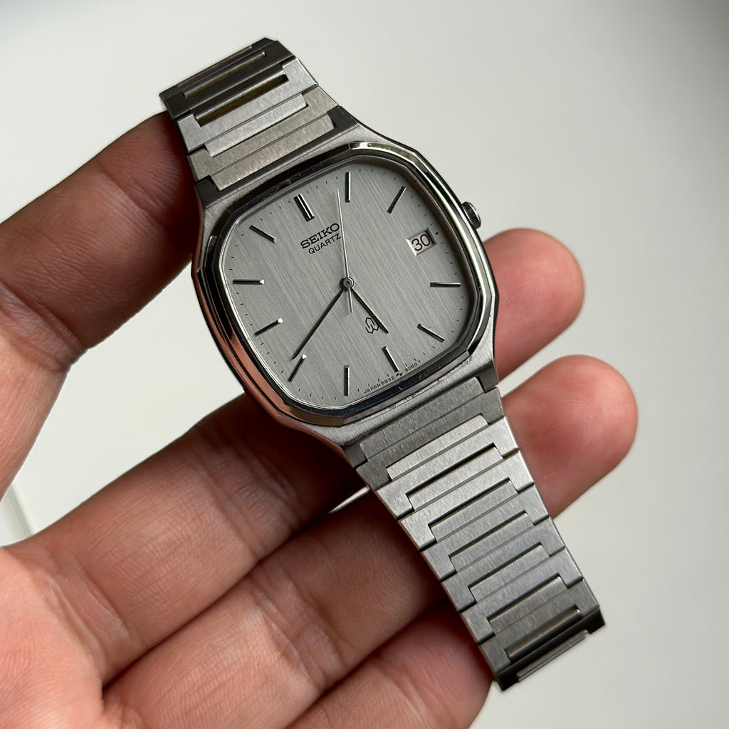 1980 Seiko Seagull Silver linen 5932-5030