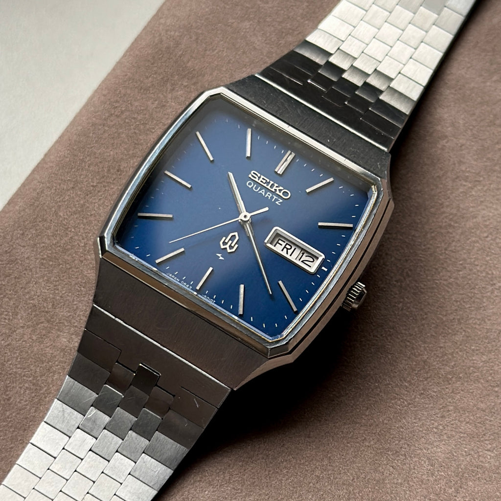 1975 Seiko Quartz Blue 0843-5010