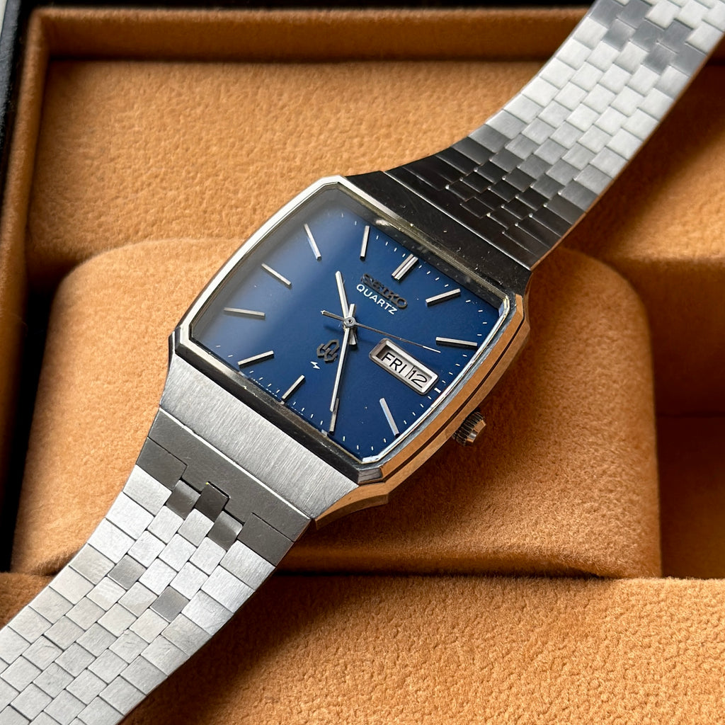 1975 Seiko Quartz Blue 0843-5010