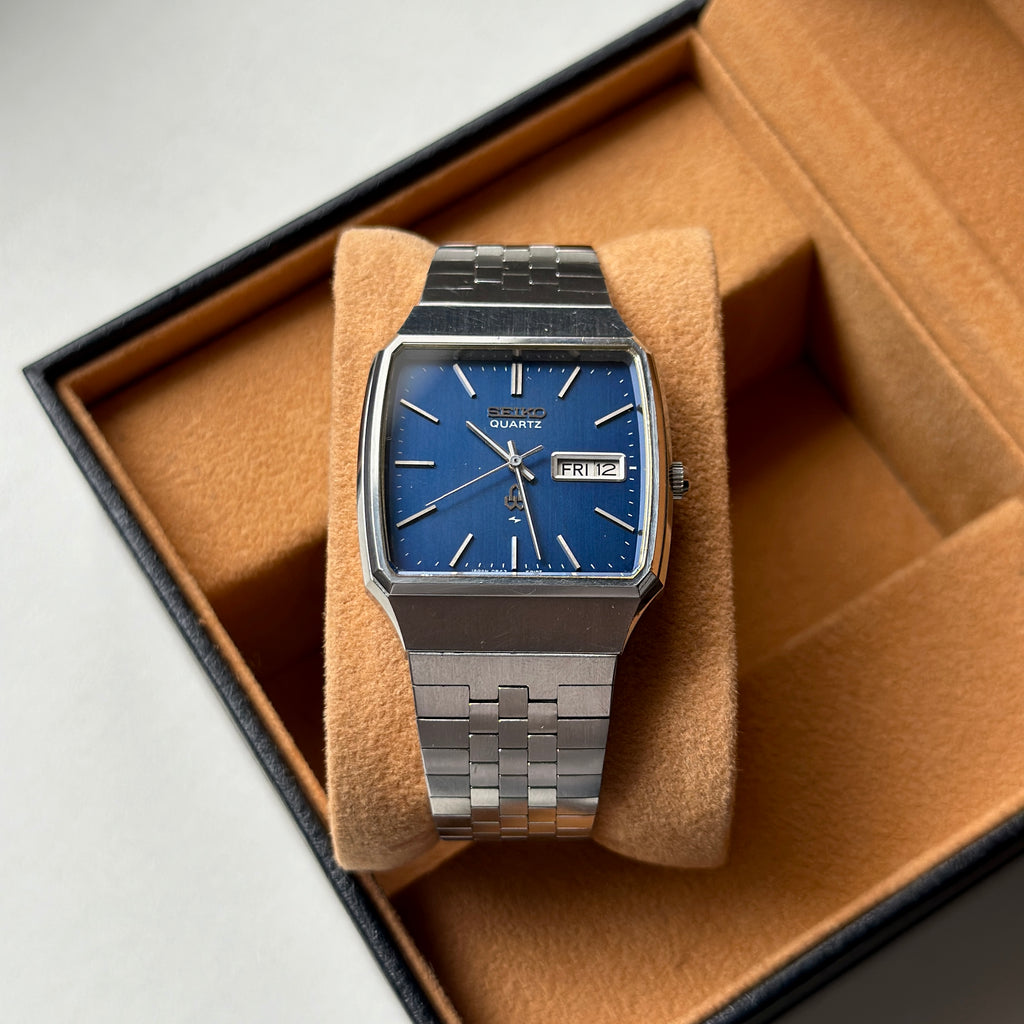 1975 Seiko Quartz Blue 0843-5010