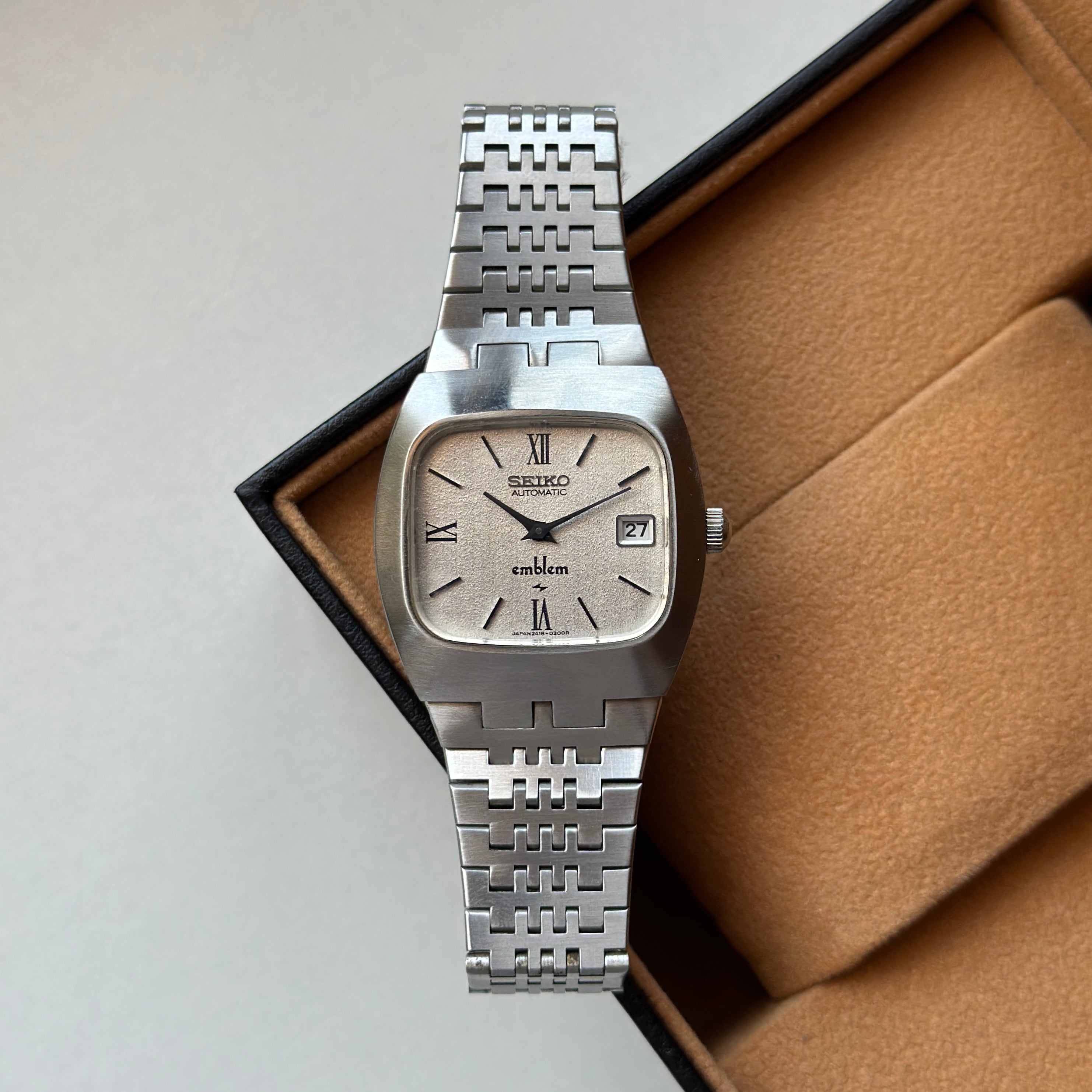 1975 Seiko Emblem Snowflake 2418-3020