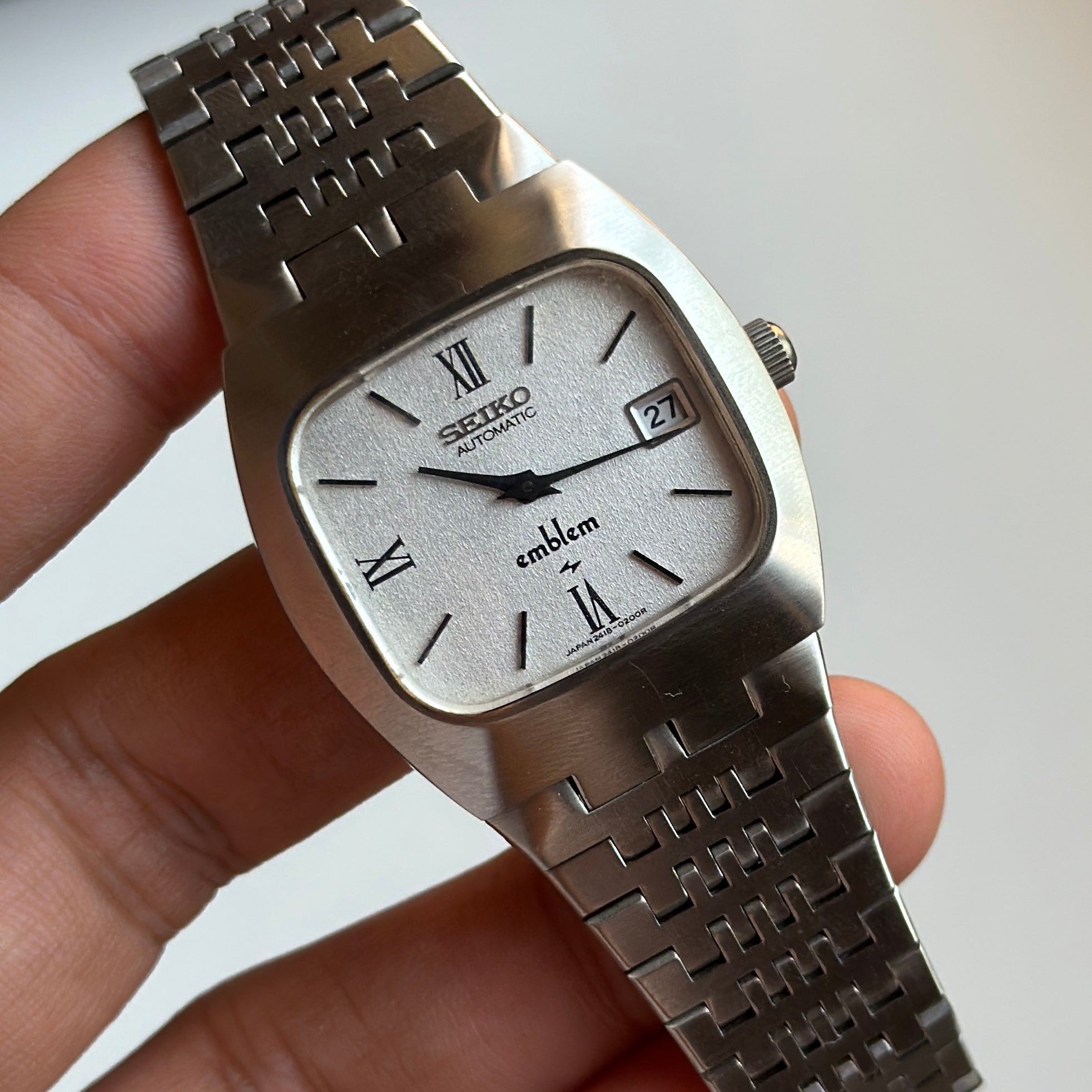 1975 Seiko Emblem Snowflake 2418-3020
