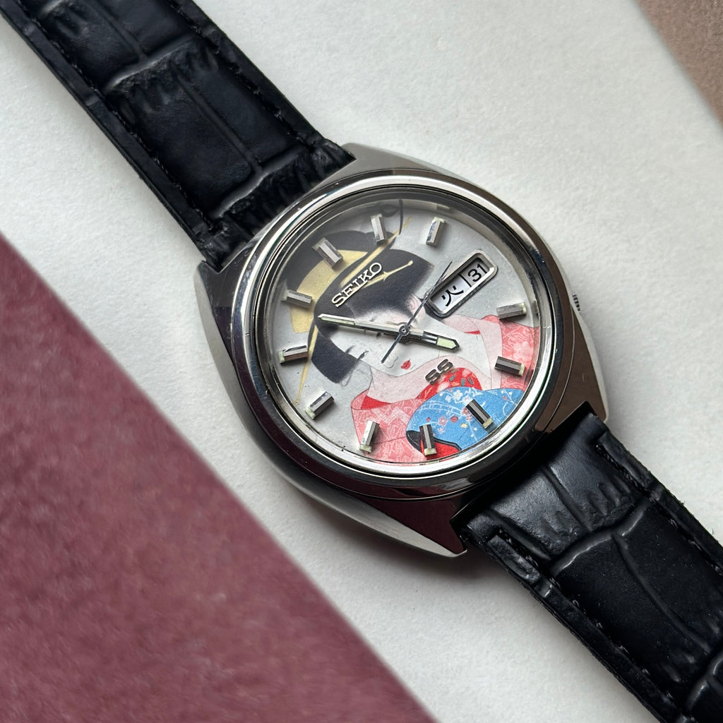 1972 Seiko 5 Actus Ukiyo-e Dial 6106-7520