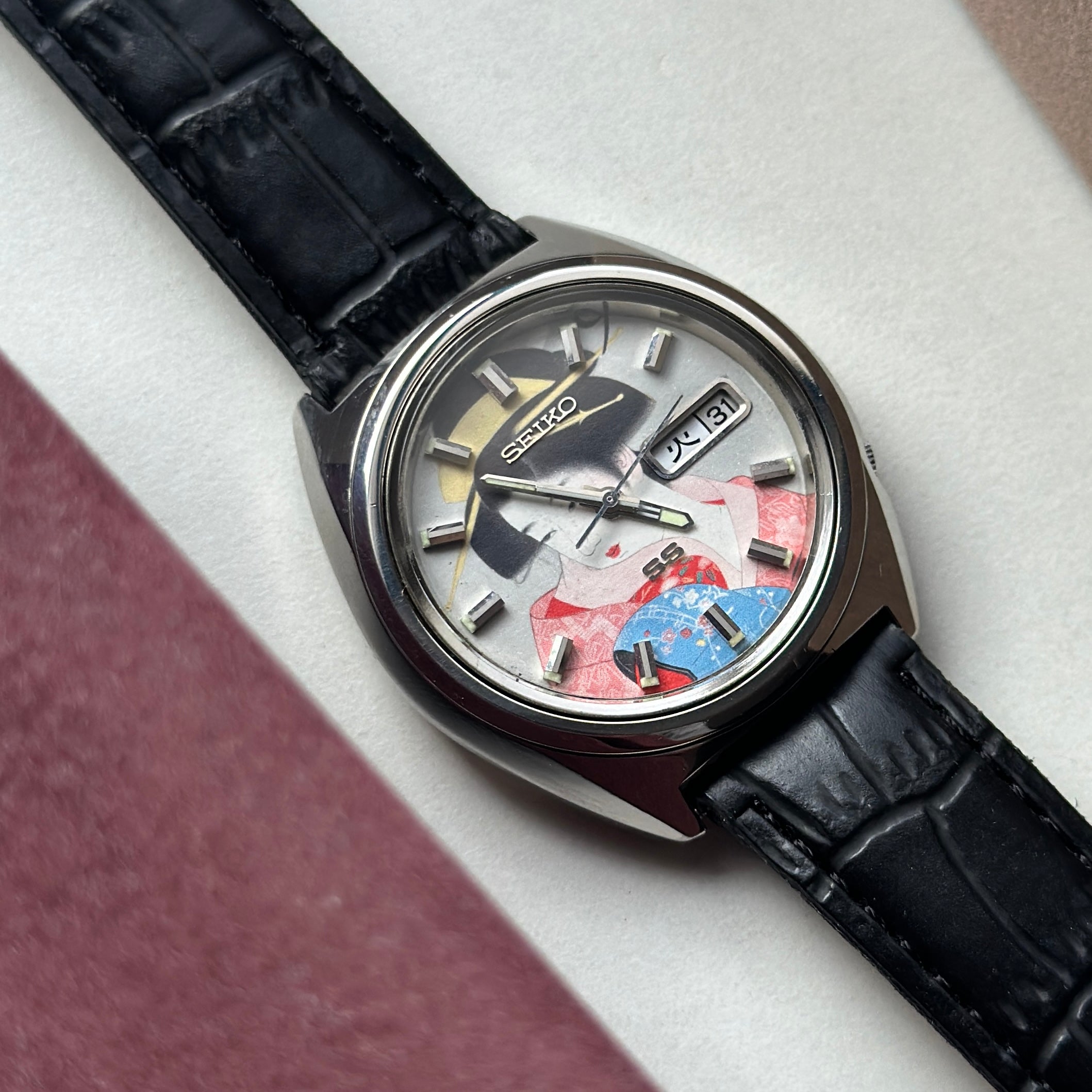 1972 Seiko 5 Actus Ukiyo-e Dial 6106-7520