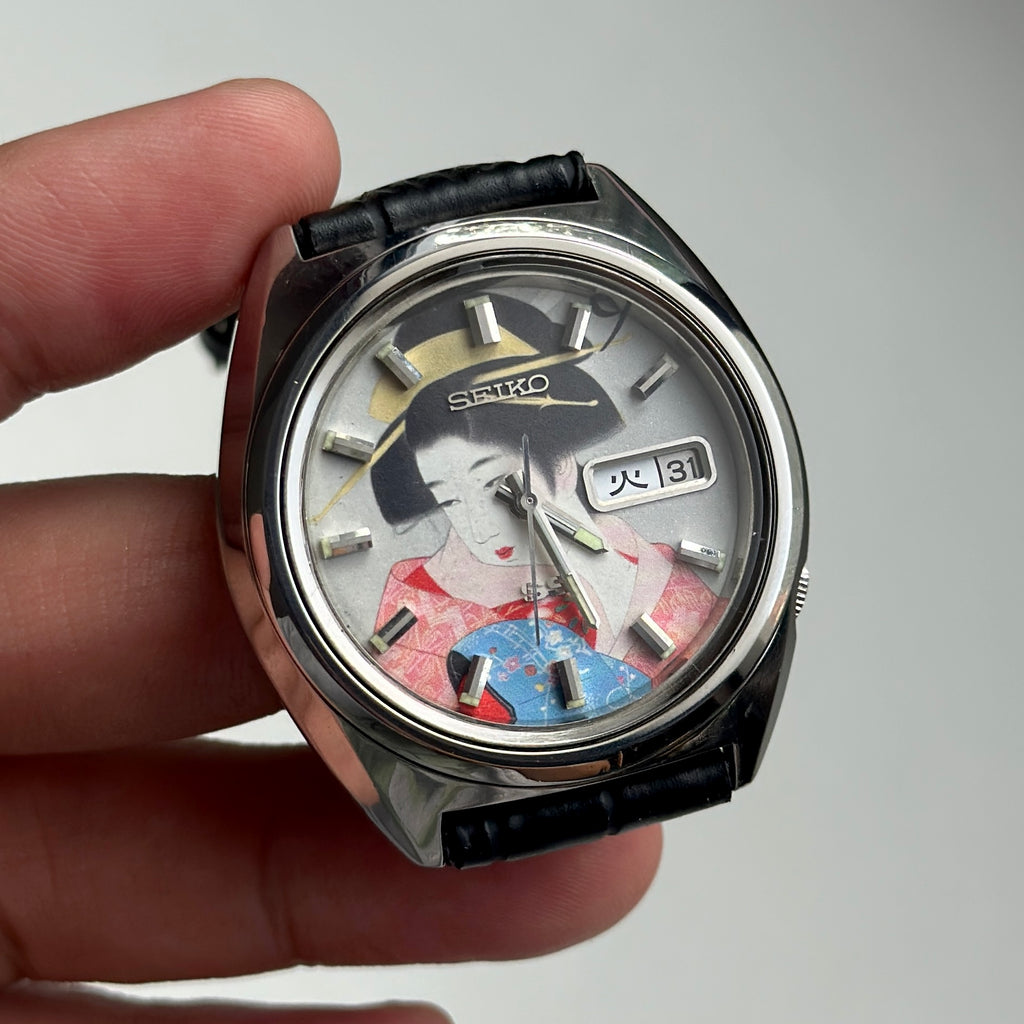 1972 Seiko 5 Actus Ukiyo-e Dial 6106-7520