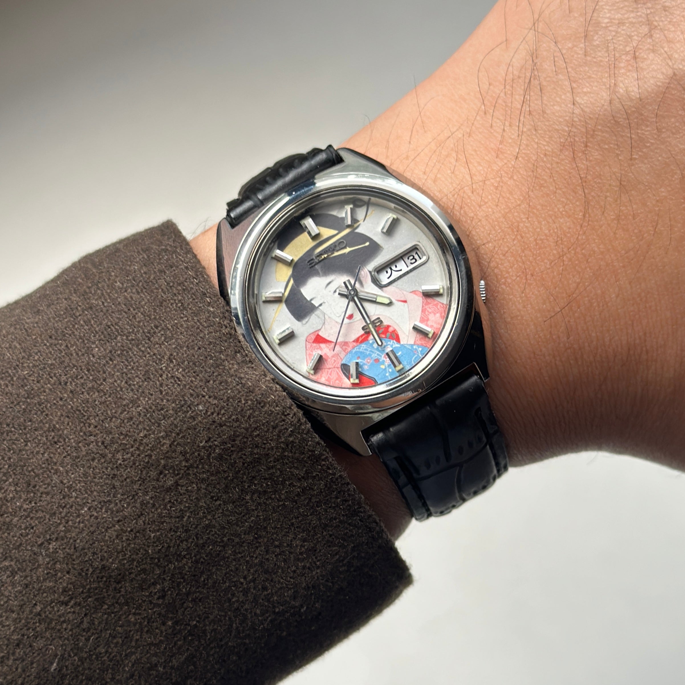 1972 Seiko 5 Actus Ukiyo-e Dial 6106-7520