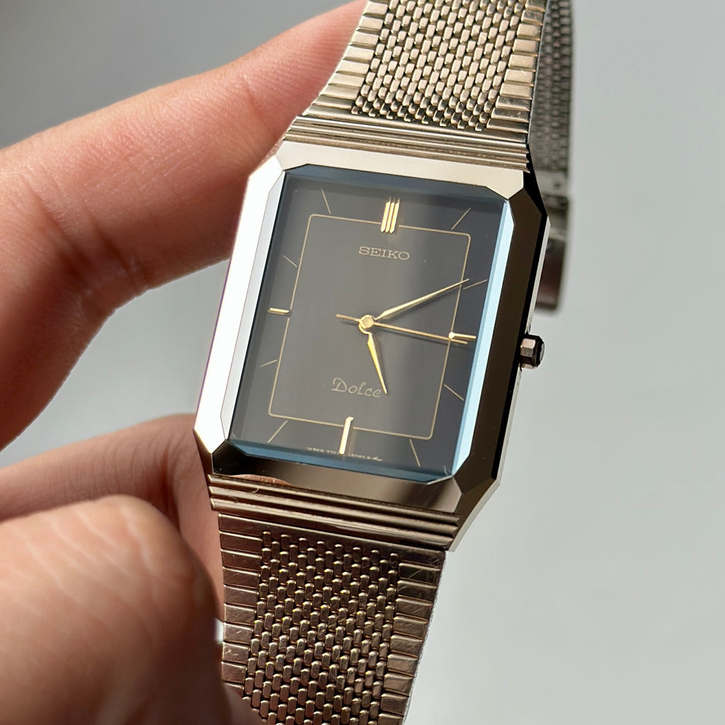 1987 Seiko Dolce Tungsten Carbide 7741-5080