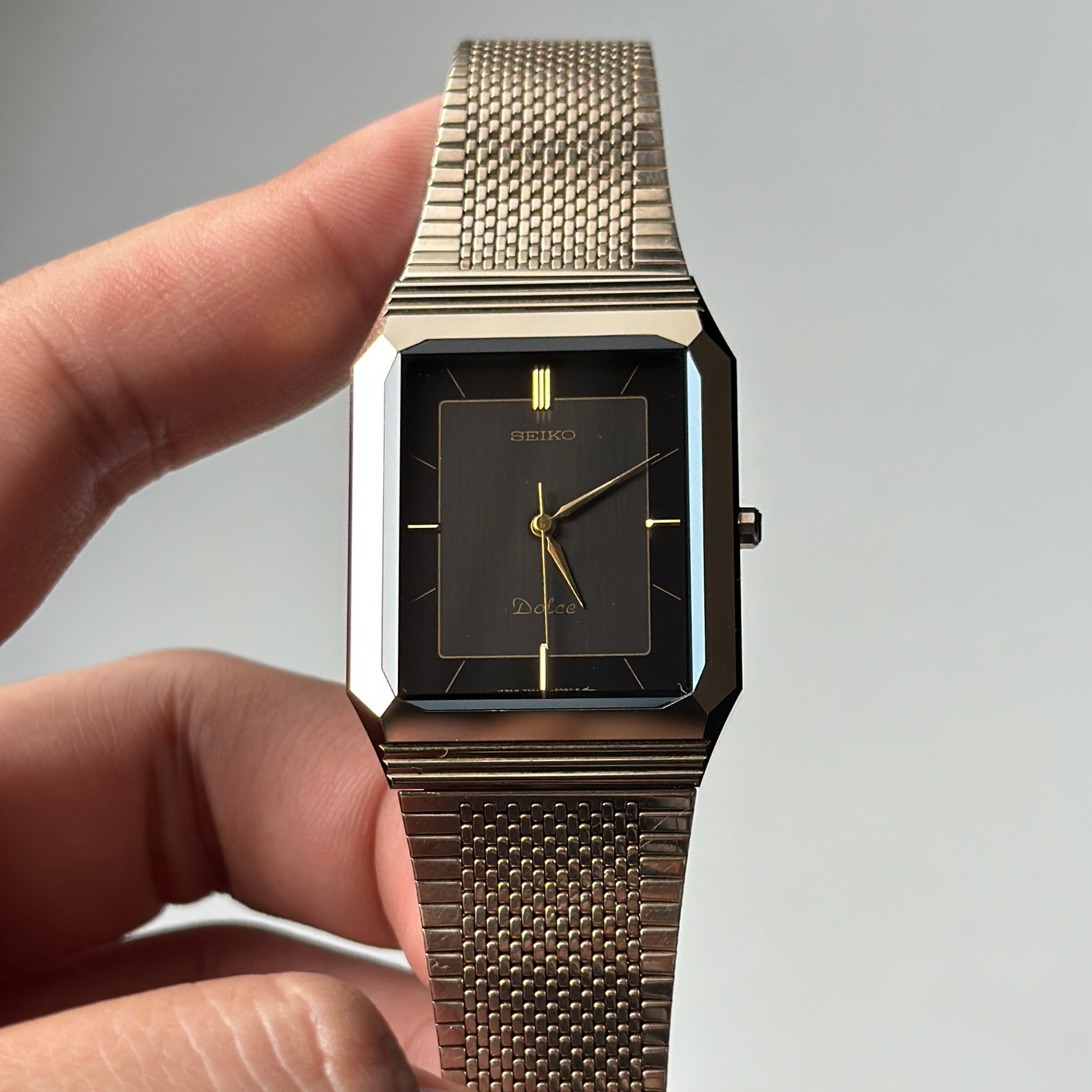 1987 Seiko Dolce Tungsten Carbide 7741-5080