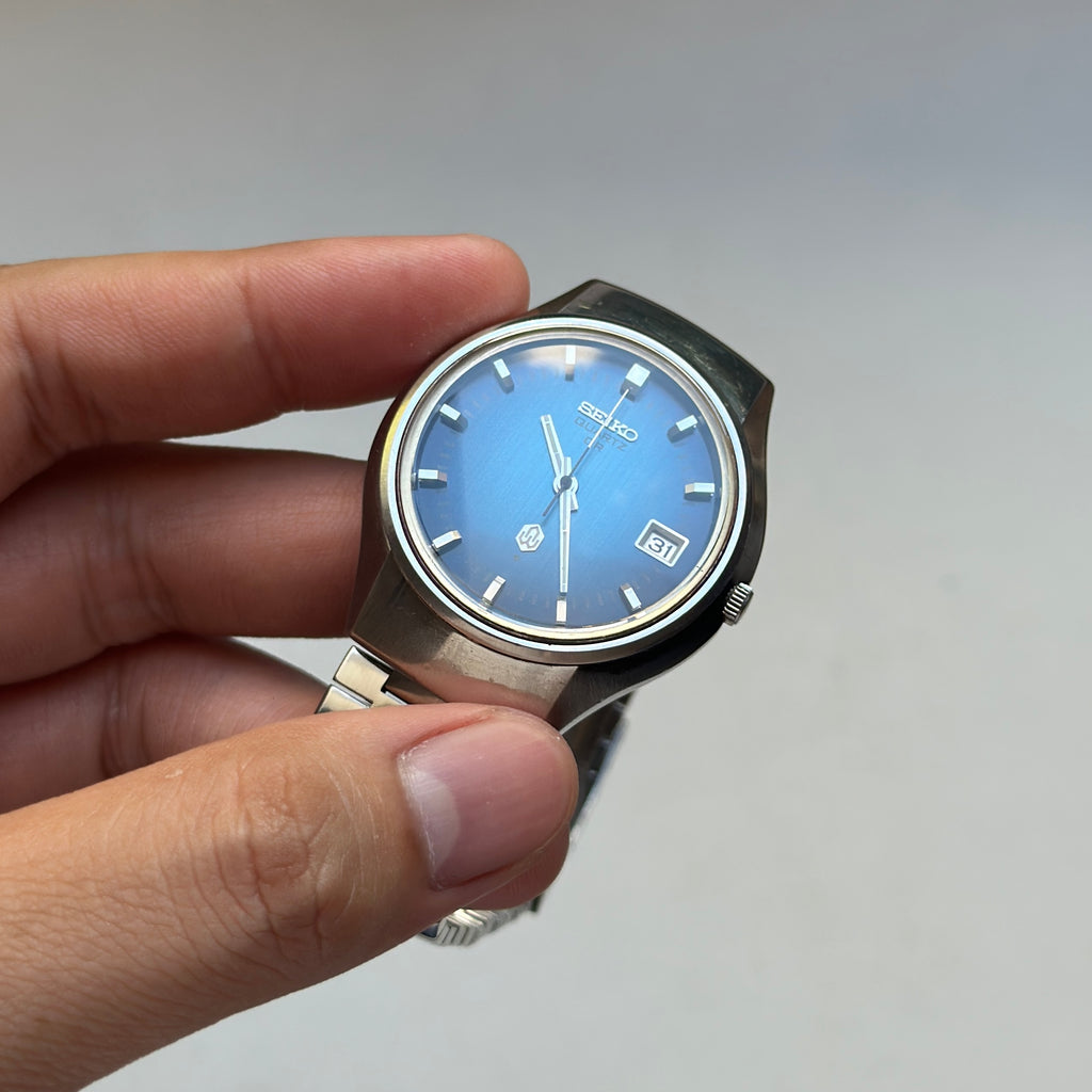 1973 Seiko QZ Metallic Blue 3862-7010