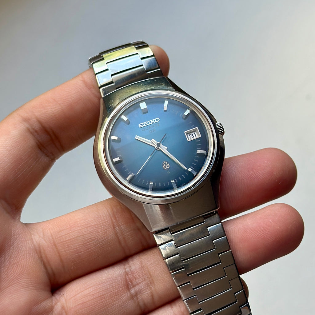 1973 Seiko QZ Metallic Blue 3862-7010