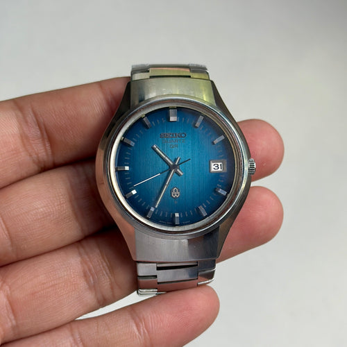1973 Seiko QZ Metallic Blue 3862-7010