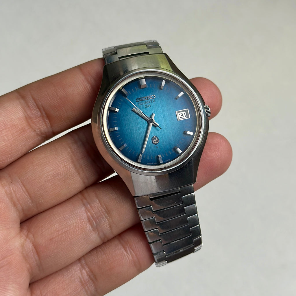 1973 Seiko QZ Metallic Blue 3862-7010