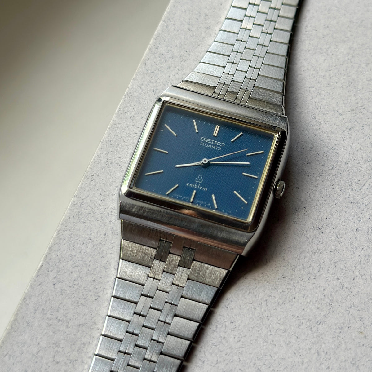 1978 Seiko Emblem Blue 4120-5020