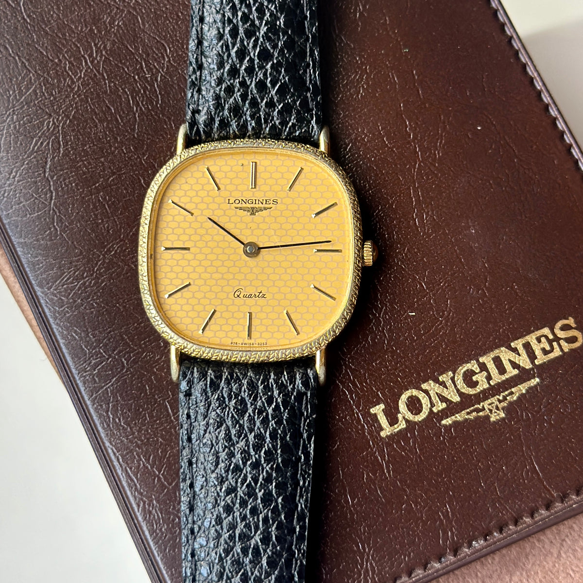 1980s Longines Honeycomb Dial 978 3253