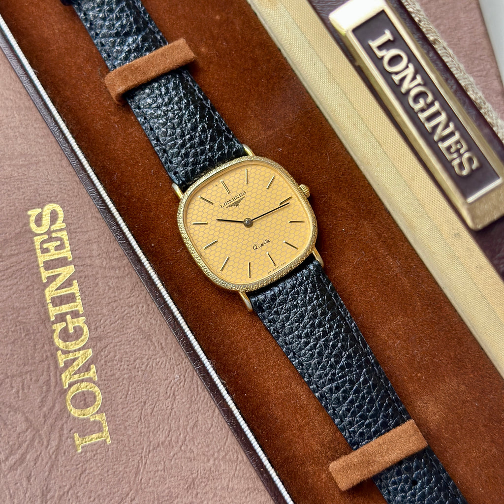 1980s Longines Honeycomb Dial 978 3253