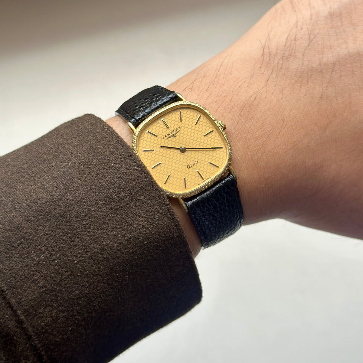 1980s Longines Honeycomb Dial 978 3253