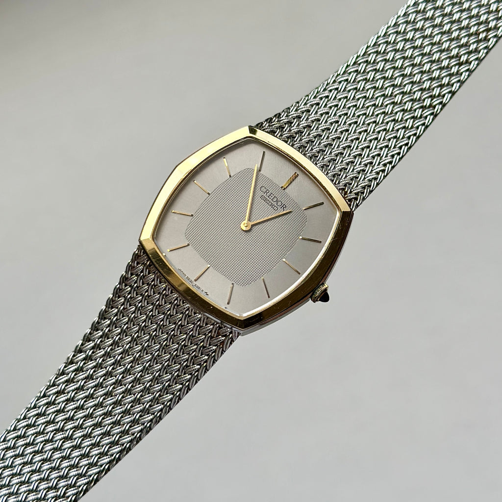 1987 Seiko Credor 14KT Bezel 5930-5392