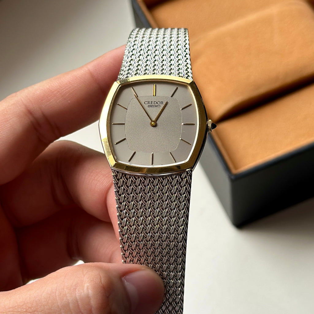 1987 Seiko Credor 14KT Bezel 5930-5392