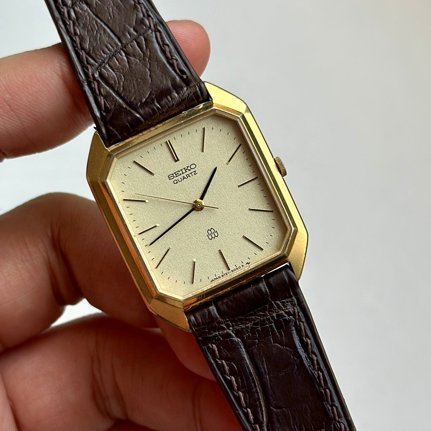1980 Seiko Twin Quartz Tank 9721-5040